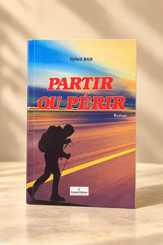 Première de couverture du roman Partir ou périr de Djibril BAH